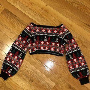 Christmas Crop Top